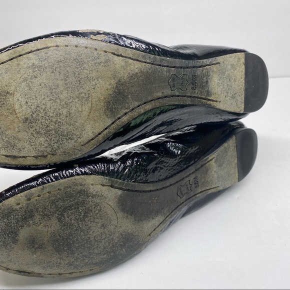 Tory Burch Black Patent Leather Ballet Flats - Picture 3 of 5